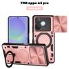 For OPPO A5 Pro 5G Case Slide Lens Protector With Ring Magnetic Holder Back Cover for Oppo oppo A5Pro 5G Armor Silicone PC Funda