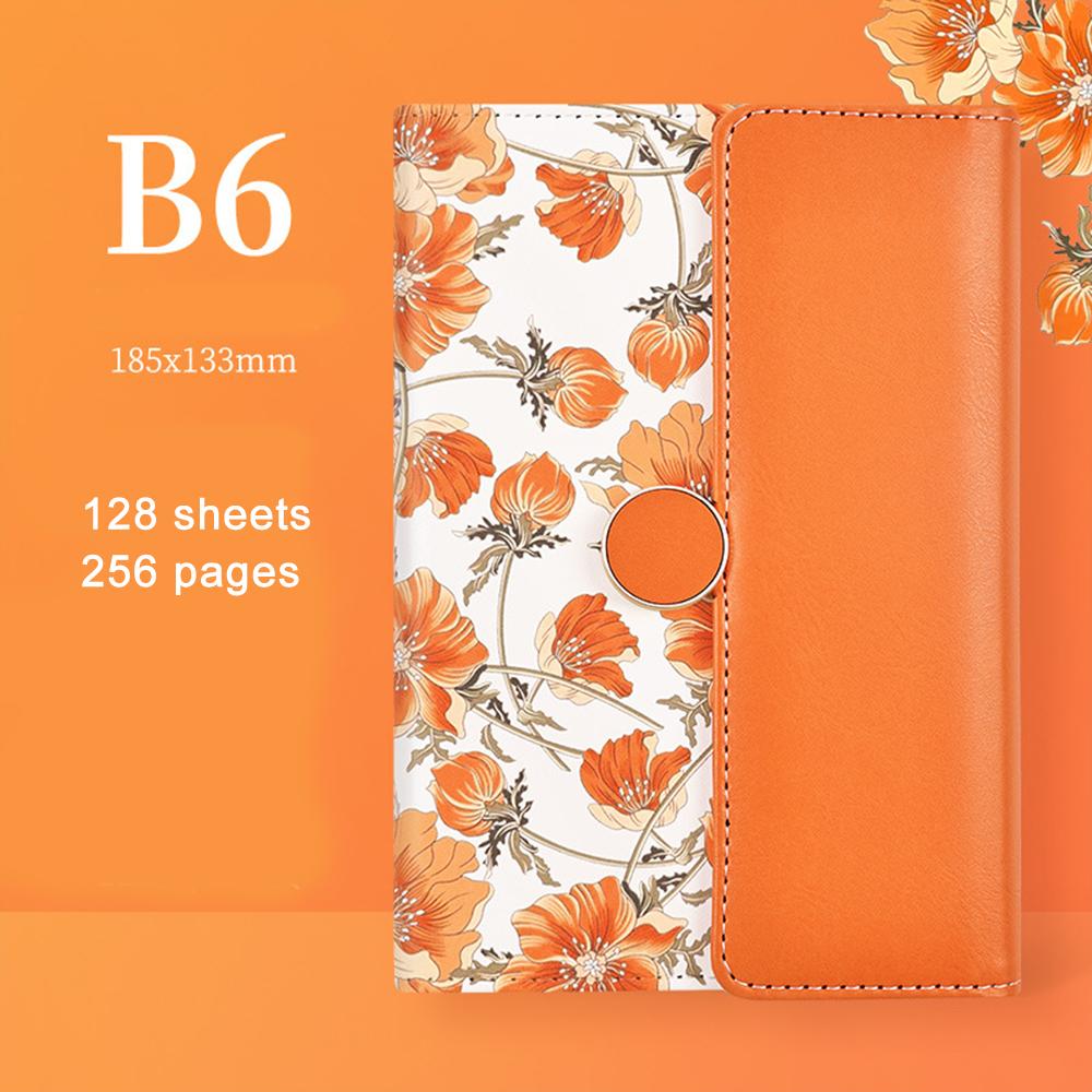 (Tisk loga) Studentský tištěný zápisník B6, dívčí účetní kniha, pracovní zápisník, diář, zápisník z obchodního jednání