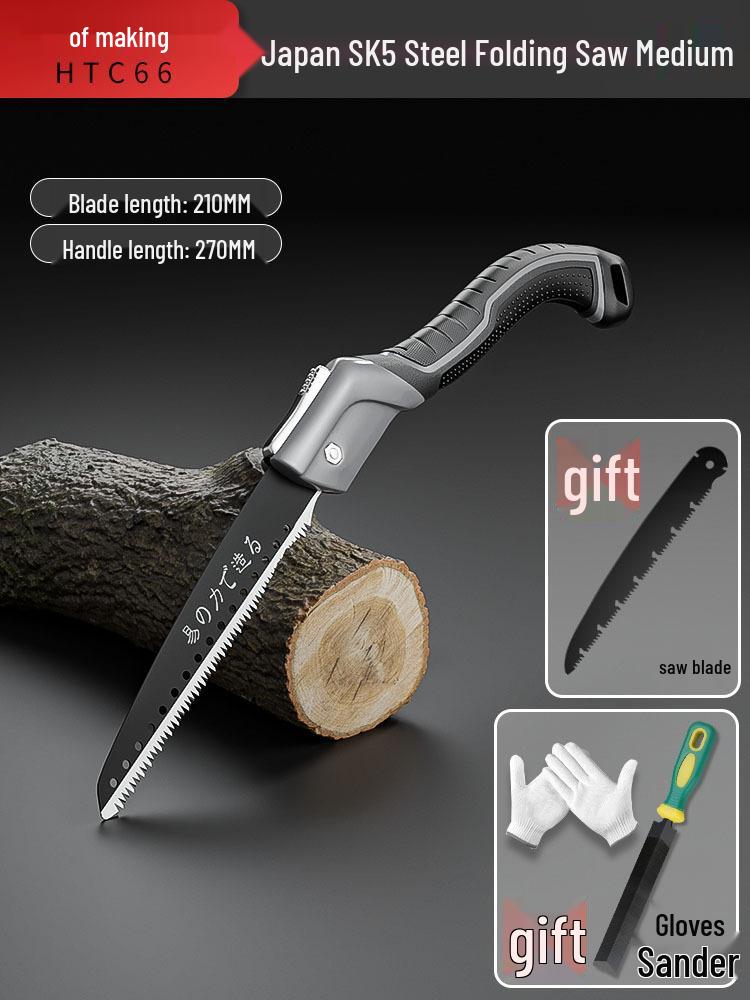 Japanese Folding Hand Saw: Fast Felling Tree Saw for Manual Wood Cutting