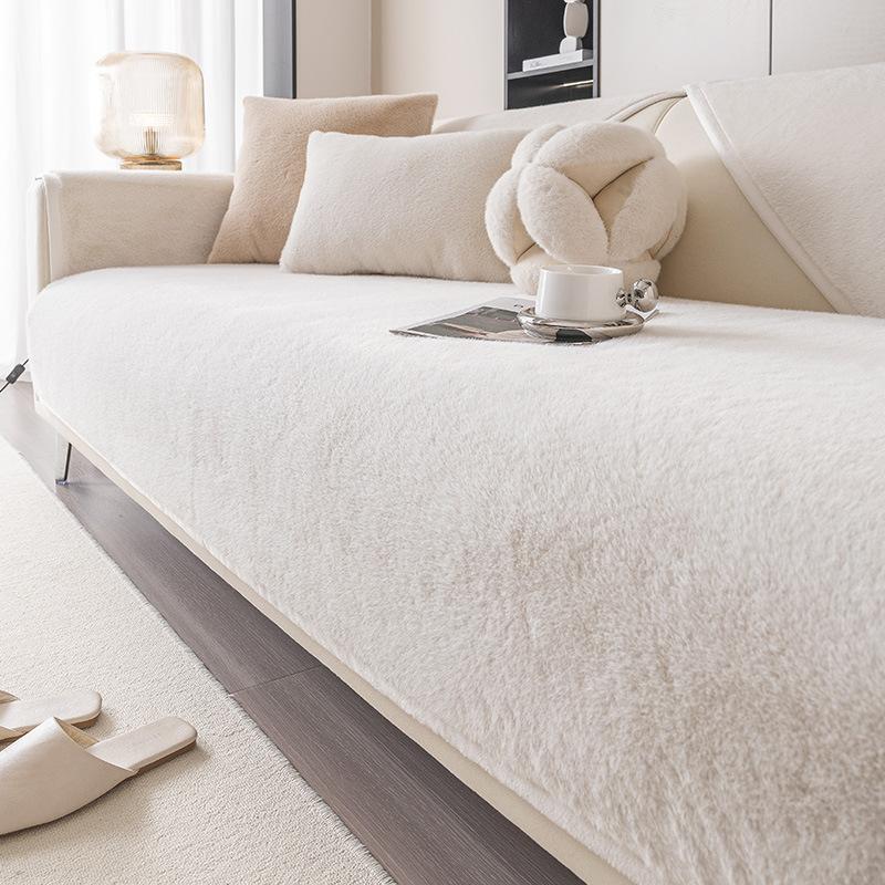 

1pc Plush Sofa Cushion, Pet s Favorite, Dog Friendly, Sofa Couch Cover, Thick Plush Seat Cushion Protector, for Bedroom Office Living Room Decor 90*160cm