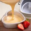 4/6/8/10 Inch Heart Shape Removable Bottom Aluminum Chiffon Cake Mold Non-Stick DIY Mousse Pastry Cake Pan Kitchen Baking Tools