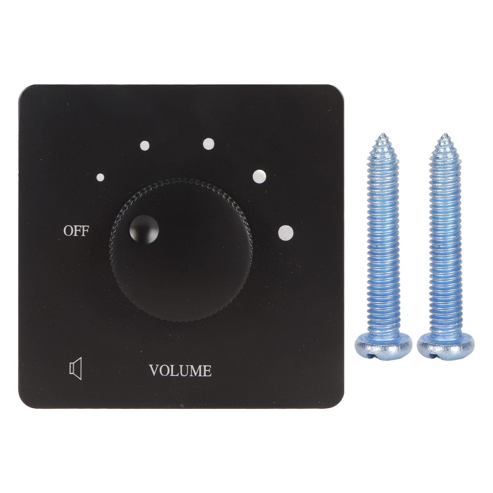 Wall Volume Control 50W Volume Control Professional Safety 5 Gears Tuning Knob Volume Controller for Home Speakers