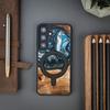 Bewood Unique Case for Samsung Galaxy S24 - Planets - Earth with MagSafe