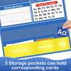 Alphabet Learning Pocket Chart Educational Toy Kids Classroom Teaching Aid Interactive Learning Tool for Preschool Kindergarten