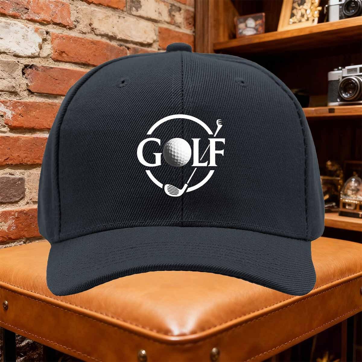 Adjustable Golf Baseball Cap Lightweight Breathable Golf Hat Adjustable Trucker Cap Hat Outdoor Sports 1pc