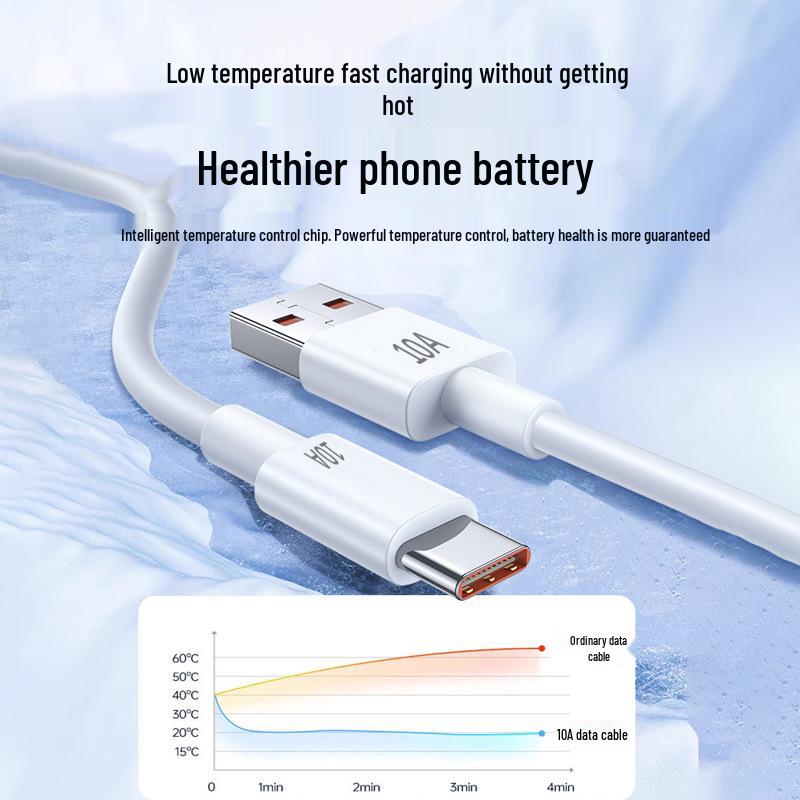 10A Fast Charging Type-C Cable for Huawei Enjoy 70, P60, Honor Magic400/80