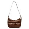 Retro multi-pocket underarm tote bag women's 2025 new high-end large-capacity shoulder bag messenger locomotive bag