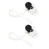  2pcs Practical Pull Cord Switches Pull Chain Switches for Ceiling Wall Lighting