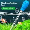 Aquarium Gravel Cleaner Fish Tank Siphon Vacuum Extended Pipette Design Quick Water Change Maintenance