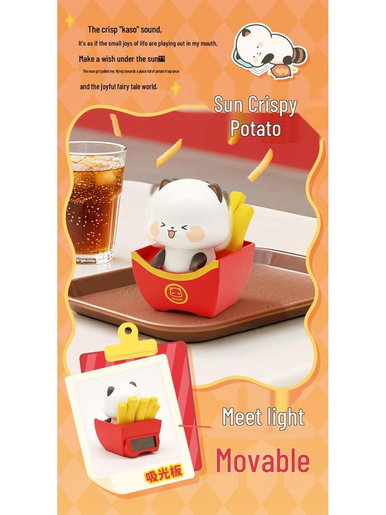 Rock Planet Second Blind Box: Foodie Alliance Series Hand-Painted Cute Figure Car Ornament