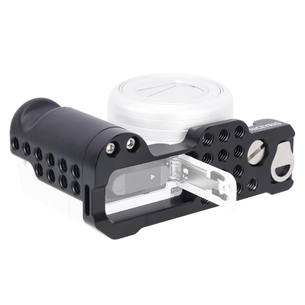 Uchwyt płytkowy NICEYRIG do uchwytu Sony Camera Cage z gwintem Super rozszerzalny, odporny na ścieranie, korozję, w kształcie litery L, w kształcie litery L ZV-1M2II/Sony ZV-1M2