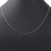 Goods K18 Necklace Venetian Chain Width 50cm Free Adjuster 18K 18K [Happy Shop] 0.6mm