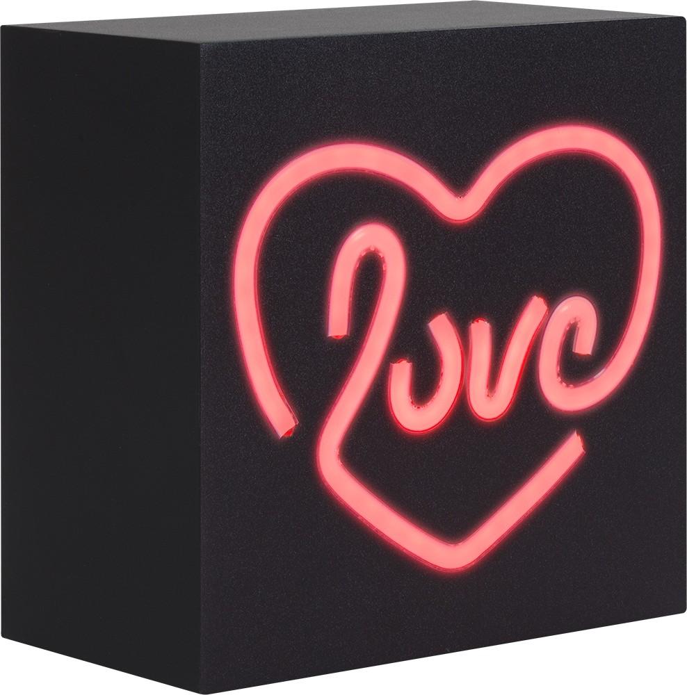 

BigBen Wireless Neon Bluetooth® Love Speaker / Wooden Case, BigBen чорний