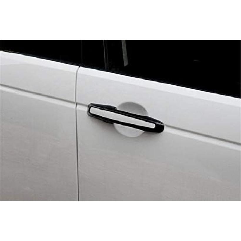 Black Exterior Car Door Handle Cover Trim 8pcs for Land Rover Range Rover Evoque 2012-2018