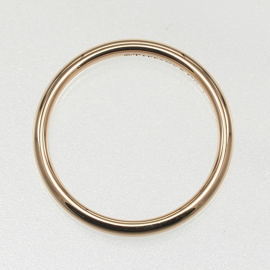 TIFFANY&Co. ewig klassischer Bandring K18 Roségold #4.9(US-Grösse) 2,52 g Damen Gebraucht