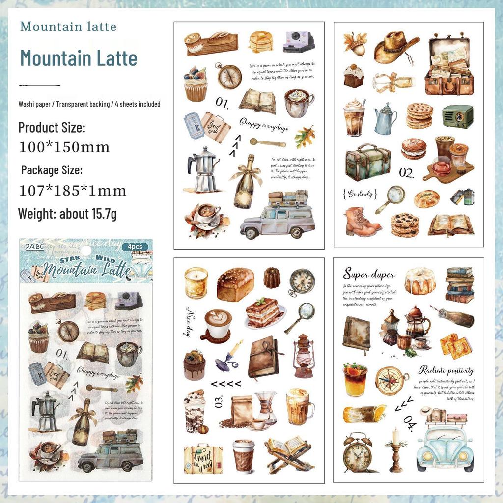 Yue Zhenye Seal Collection Cut-out Stickers for Journals & Kids' Crafts