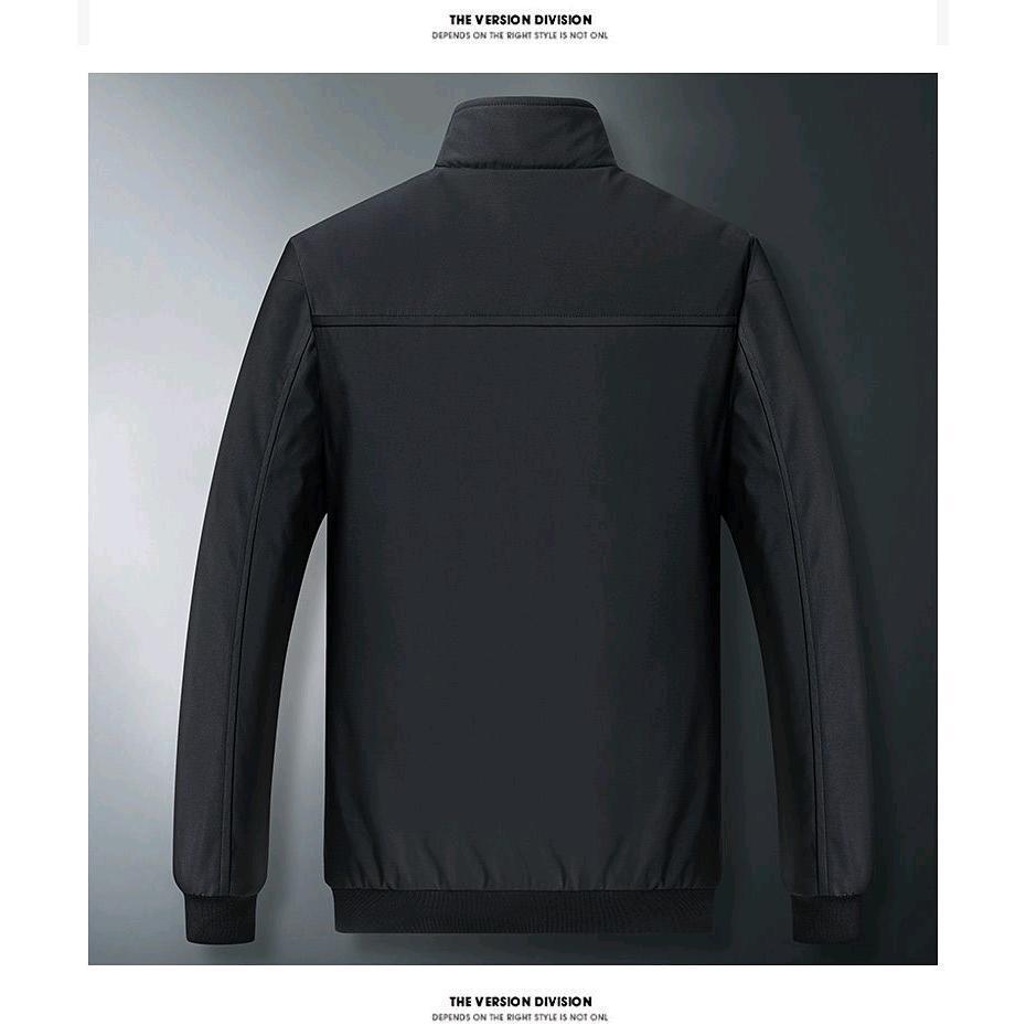 Dad's Autumn Winter Plus Size Cotton Jacket - Middle-Aged Men's Loose Fit, Warm Velvet-Lined Casual Wear