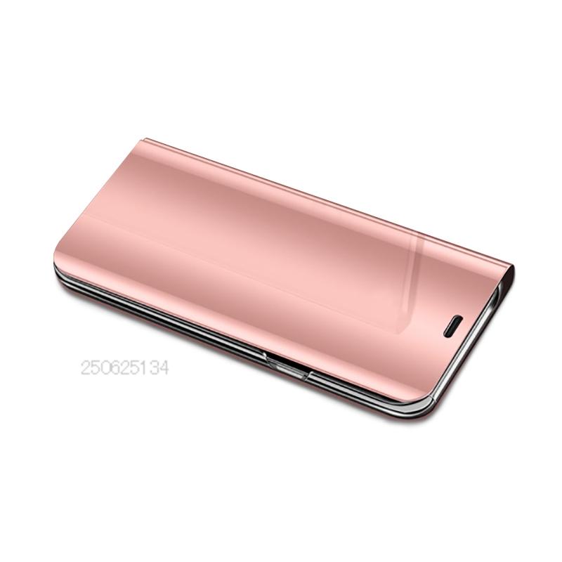 Leather Mirror Case For Honor X9A X9B X9C X9D X8B X8 X7B X70 X50 4G 5G Full Body Folding Holder Luxury Shockproof Phone Cover