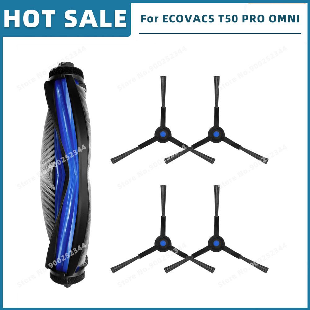 Compatible For ( ECOVACS T50 OMNI / T50 PRO OMNI ) Replacement Parts Accessories Main Side Brush Hepa Filter Mop Cloth Dust Bag