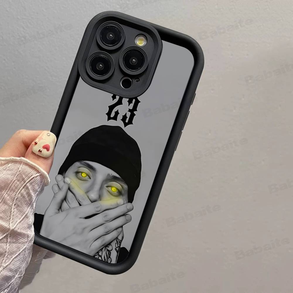 Beliebter C-Central Sänger C-Cee Musik Für IPhone 17 Pro Max 16 15 14 13 12 11 Plus Schwarze Weiche Handyhülle