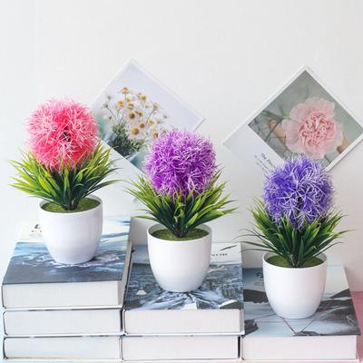 Imitation Snapdragon Flower Synthetic Bonsai Delicate Exquisite Flower Artificial Balcony Pot