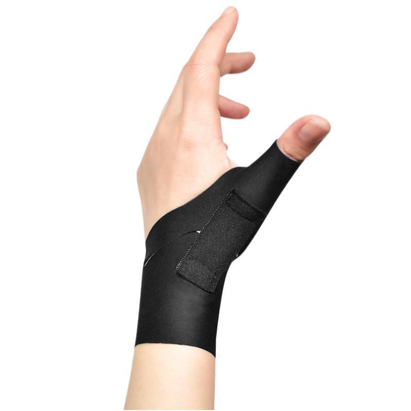 Wrist Thumb Support Brace Soft Elastic Thumb Compression Sleeve Protector Thumb Spica Splint Lightweight Wristband Gym Sports S
