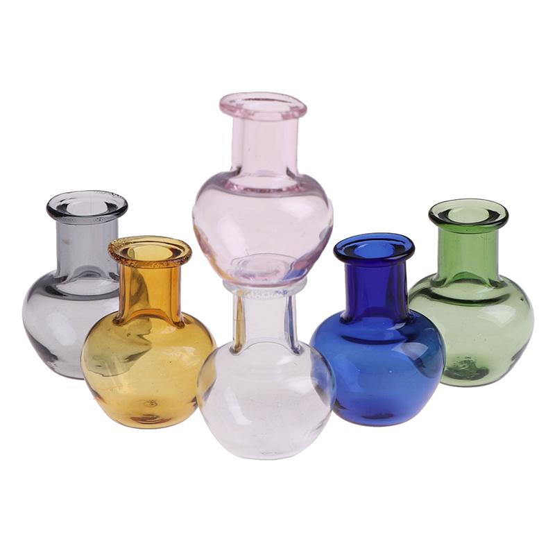 Casă de păpuși de tip multiplu de culori practice, mini mobilă, model, accesorii, vază de sticlă