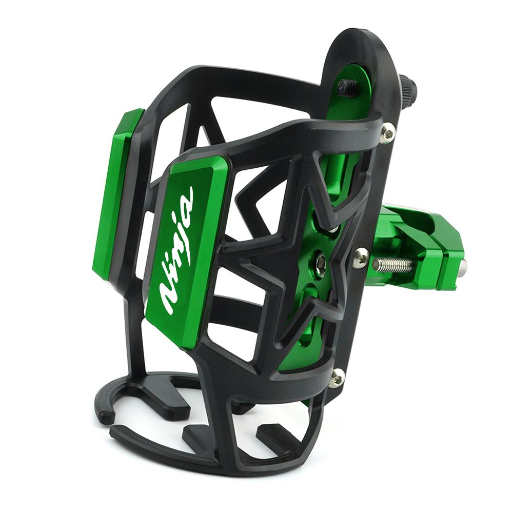 

Для KAWASAKI Ninja 250 400 300 650 1000SX ZH2 ZX6R ZX10R ZX25R мотоциклетный держатель для напитков, воды, напитков, чашки, бутылки Ninja Green