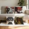 Game Zeno Remake Pillow Case Square DoubleSided Printing Short Plush Sofa Cushion Cover Bedroom Bedside Pillow