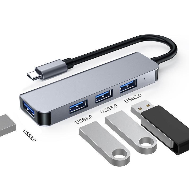 4-v-1 Vysokorychlostní USB-C Hub pro Huawei & Apple MacBook
