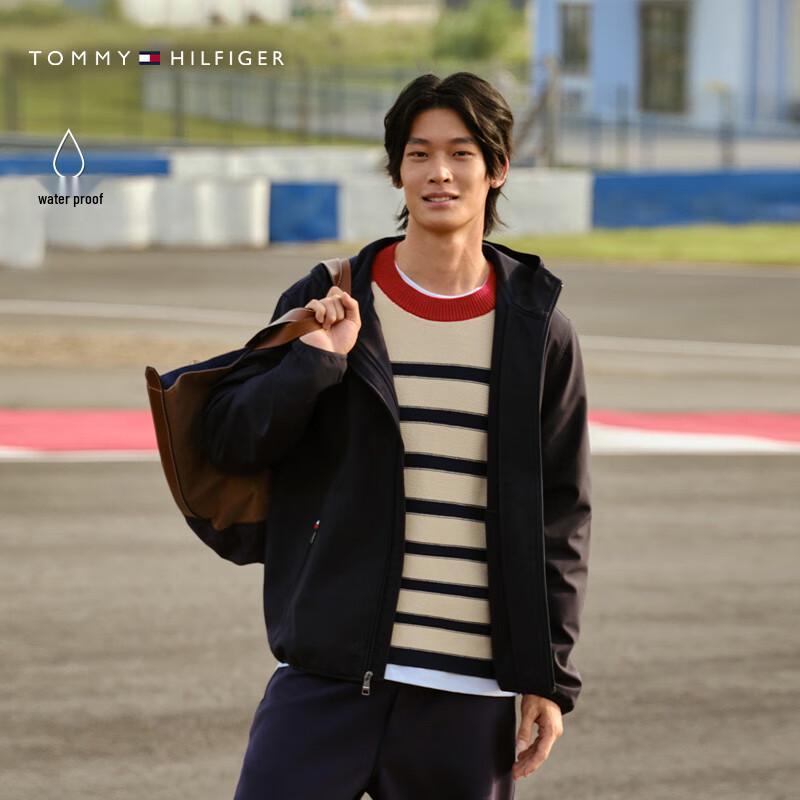 Tommy Hilfiger Men's Waterproof Hooded Soft Shell Jacket