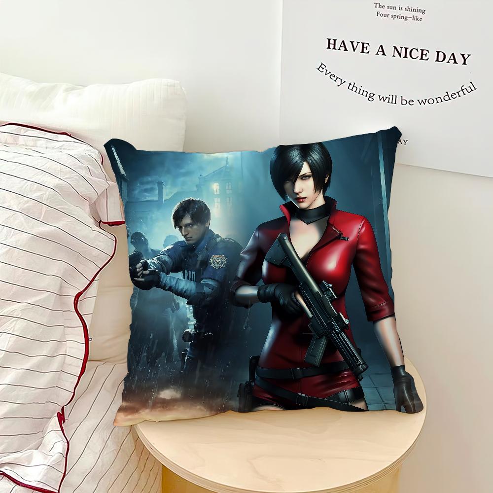 game cool rResident eEvil Remake soft pillowcase for Sofa Home Living Room bedside Decor pillow cover Gift Party hogar
