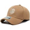 2026 Fashion Lucky Grass Embroidery Baseball Cap For Men And Women Outdoor Back Closed Fitted Casual Hat