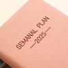 Spanish 2025 Planner Notebook with Calendar Daily Weekly Monthly Planner 2025 Agenda Book  Students