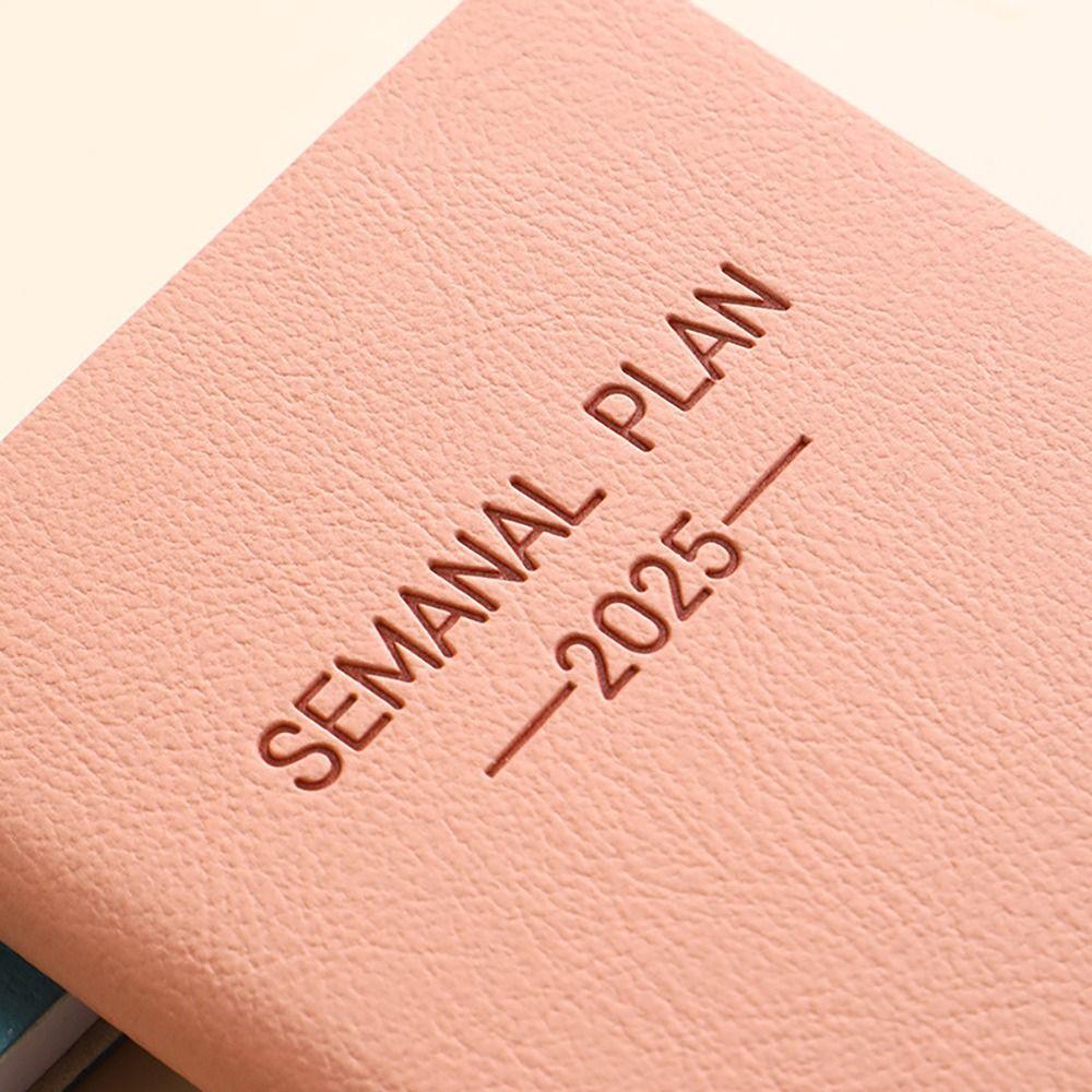 Spanish 2025 Planner Notebook with Calendar Daily Weekly Monthly Planner 2025 Agenda Book  Students