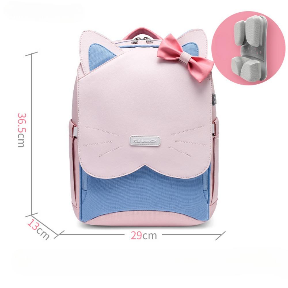 

Rainbow backpack, girls , elementary school backpack, ultra light, weight reducing, spine protection, backpack, children s large capacity backpack 1