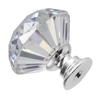 Cabinet Knobs, 12 Pack, 31 Mm Acrylic & Zinc Alloy Drawer Pulls Door Handles, Diamond Kitchen Solid Knobs Dresser Handles, Cupboard Hardware with