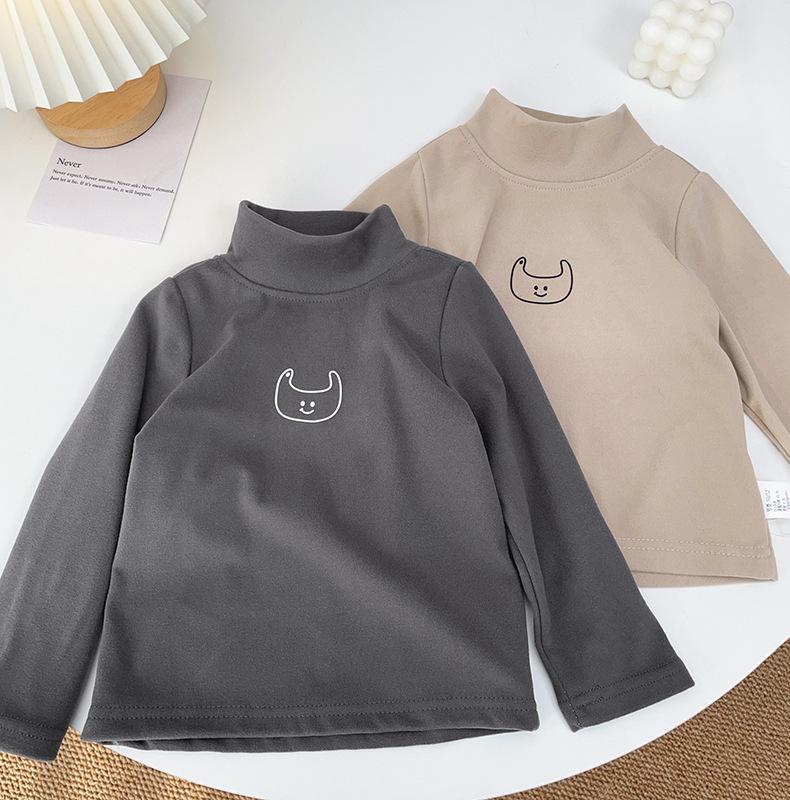 Kinder Fleece Baselayer: Warmes Langarmshirt (270g) für Jungen & Mädchen