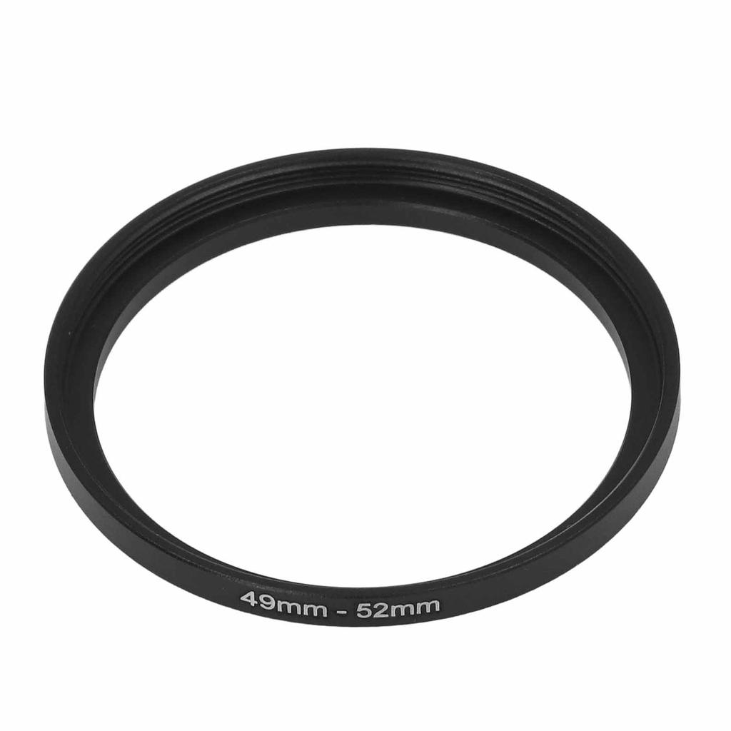 Schwarzer Filteradapterring Aluminiumlegierung Reduzierring Step-Up-Konverter für UV CPL ND Nahaufnahme Kameraobjektiv