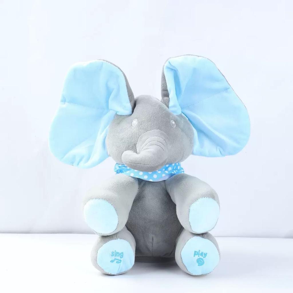 HOMZY Anime Plush Doll With Lighting Music Airbag Kawaii Appease Toy Baby To Soothe Sleep Peluche For Kids Gift