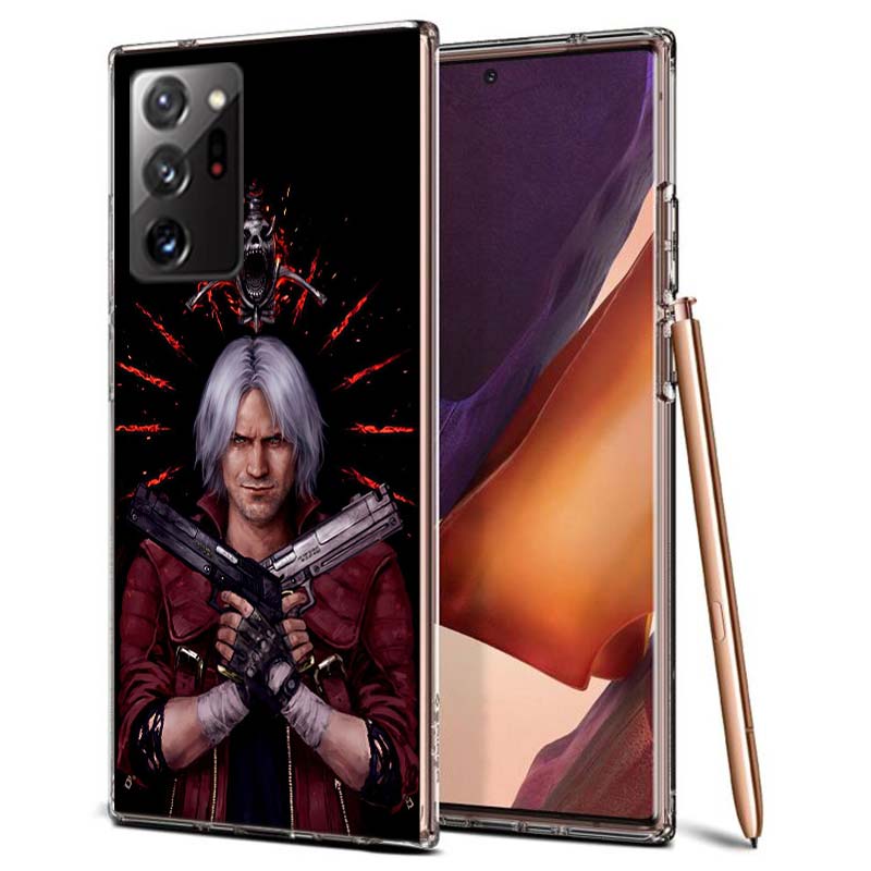 D-Devil May Cry DMC Phone Case for Samsung A55 A35 A25 A15 A07 A05S A16 A17 A26 A36 A37 A56 A57 Galaxy Note 20 10 A50S A71 A51 A