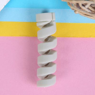 10Pcs Cord Protector Spiral Design Soft Silicone Universal Lightweight Charger Cable Saver