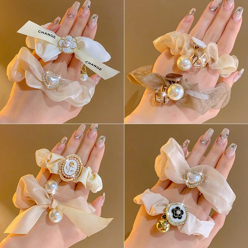 Mori Fairy Style High-Elasticity Hair Tie - Durable Leather-Covered Hair Rope for Women