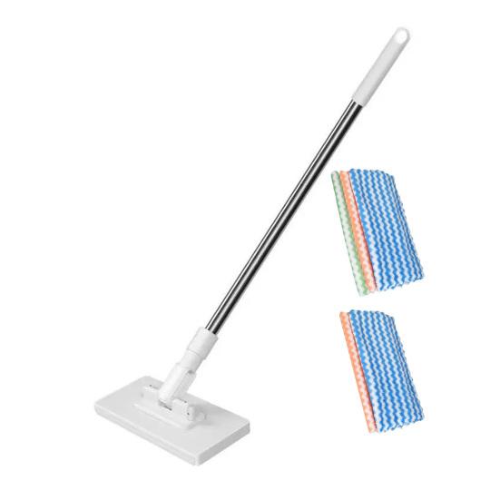 Mini Portable Flat Mop Compact Size Lightweight RV Mop Home Kitchen Bathroom Small Space Cleaning Tool