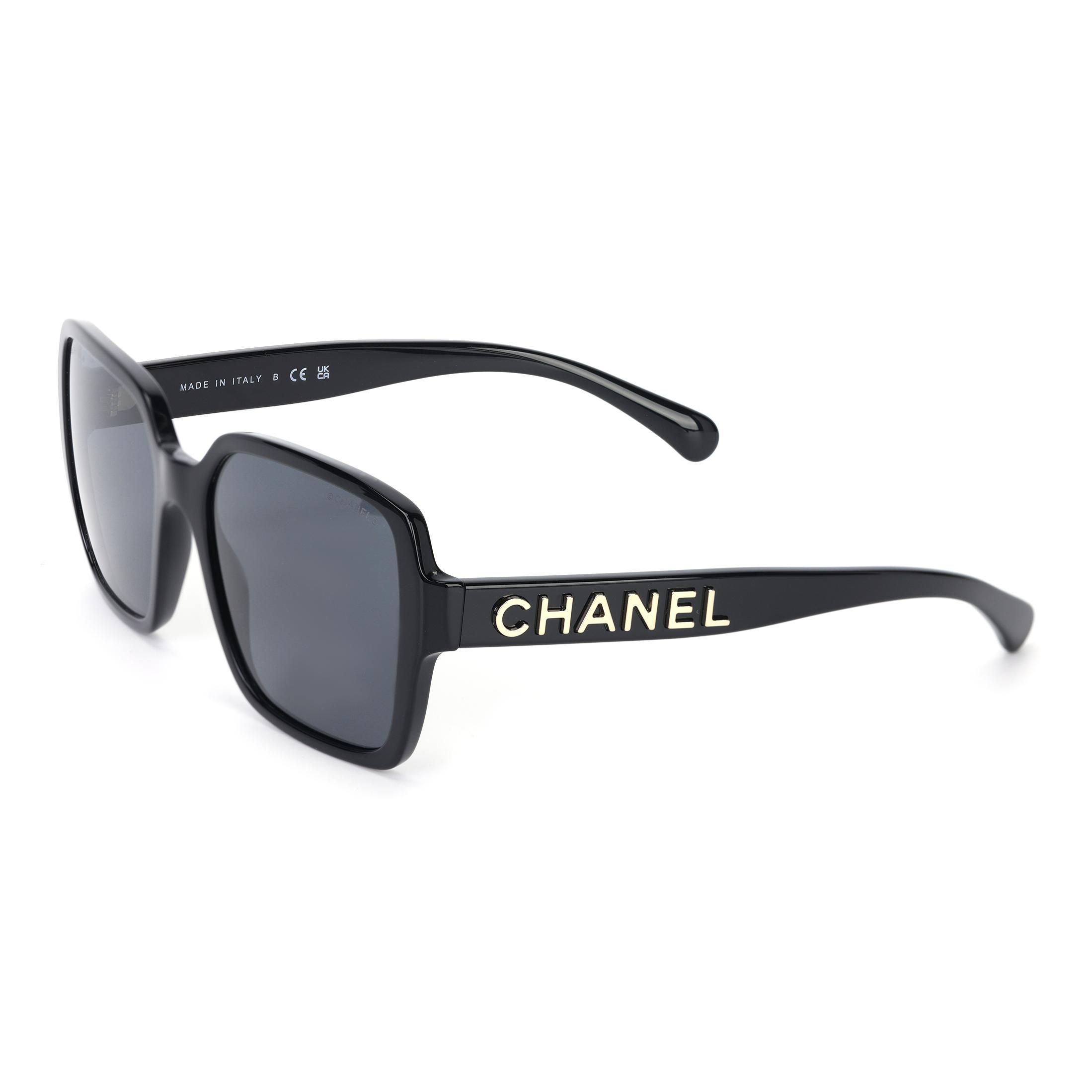 

Chanel Fashion Square Sunglasses Unisex sunglasses Black CH5408C622S4 Black