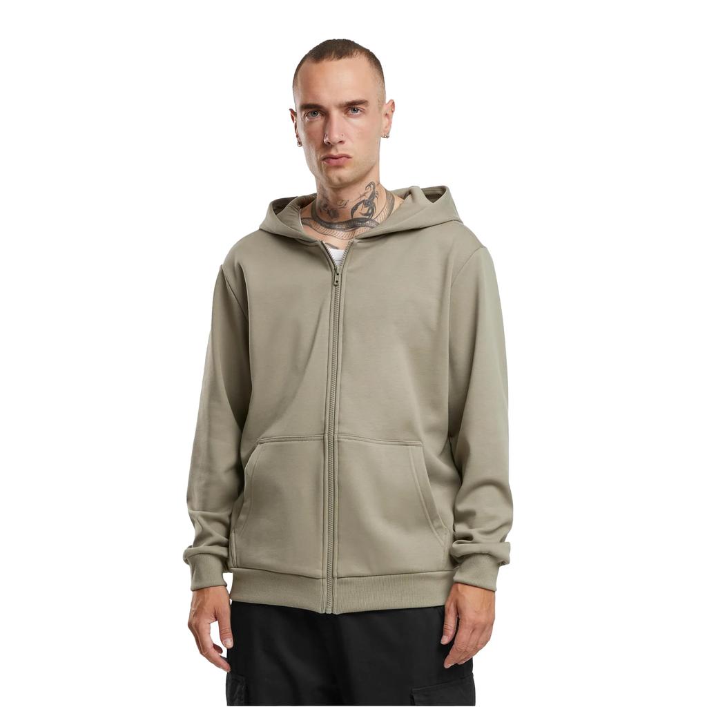 Urban Classics Mens Cozy Full Zip Hoodie