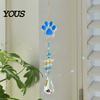 Exquisite Craftsmanship Wind Chime Crystal Cat Paw Chimes, Suncatchers for Windows Hanging, Rainbow Light Prism Maker Indoor Outdoor Home Garden Decor