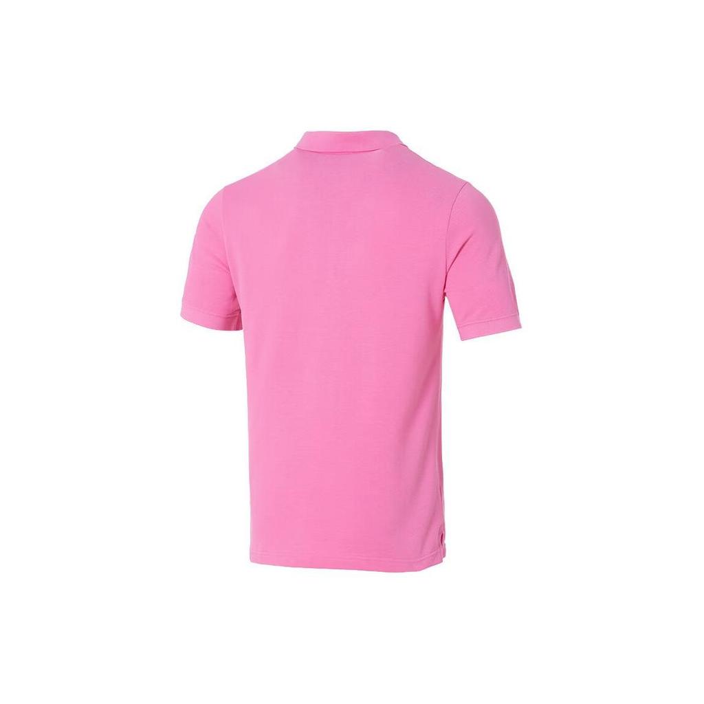 Nike Embroidered Logo Design Casual Straight-Cut Short Sleeve Polo Shirt Men Tops Pink FN3895675