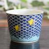 Waza No Kura Stylish Kutani Ware Soba Choko (Soba Cup) with Chidori Pattern, High-Quality Ceramic, Made In Japan