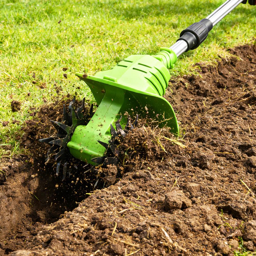 ONEGREEN 2W1 Elektryczny Kultywator Glebogryzarka Kosiarka Rototiller Do Uprawy Gleby Narzędzie Skaryfikujące Do Akumulatora Makita 18V Pin